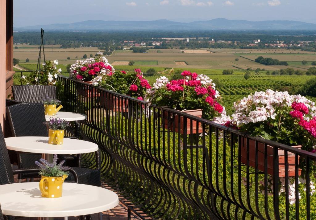Hotel Restaurant Au Riesling Zellenberg Kültér fotó